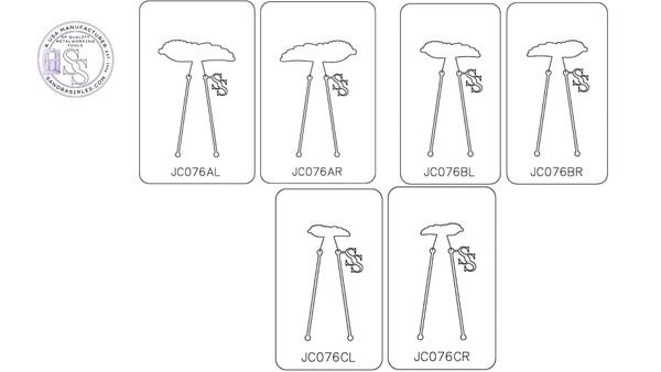 PANCAKE DIE JC076 COMPONENT 37 LEFT OR RIGHT WING