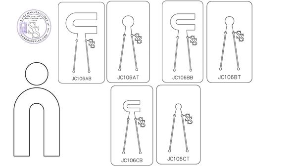 PANCAKE DIE JC106 2 PIECE BOTTOM OR TOP