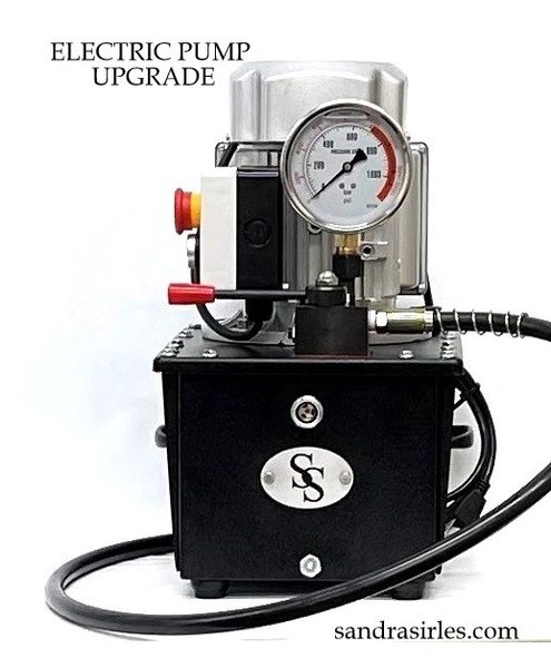 UPGRADE: TO AN ELECTRIC HYDRAULIC PUMP FOR SS JEWELRY PRESS