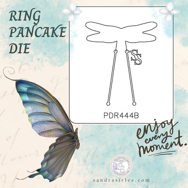 PANCAKE DIE PDR444 RING SHANK DRAGONFLY WINGS