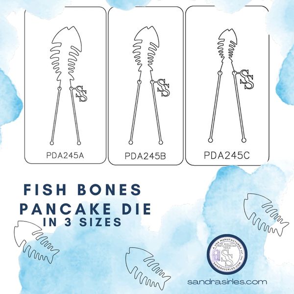 PANCAKE DIE PDA245 FISH BONES
