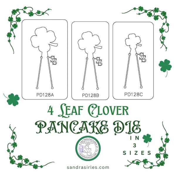 PANCAKE DIE PD128 4 LEAF CLOVER