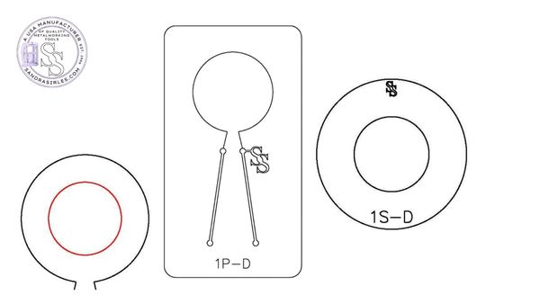 S&P DUOS: SILHOUETTE & PANCAKE DIE DUO: 1S-D, 1P-D Round