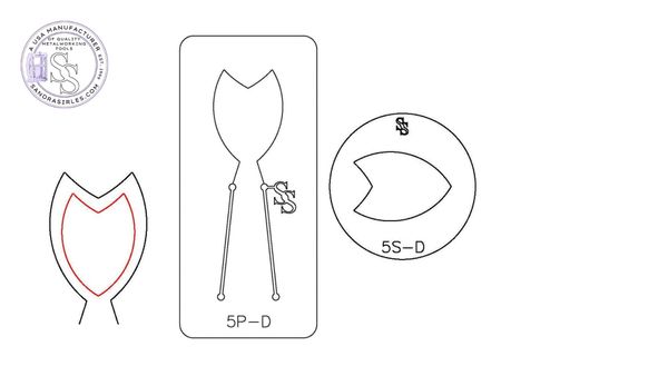 S&P DUOS: SILHOUETTE & PANCAKE DIE DUO: 5S-D, 5P-D DESIGN 1