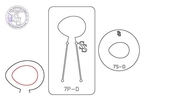 S&P DUOS: SILHOUETTE & PANCAKE DIE DUO: 7S-D, 7P-D EASTER EGG