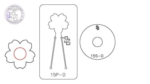 S&P DUOS: SILHOUETTE & PANCAKE DIE DUO: 15S-D, 15P-D CHERRY BLOSSOM