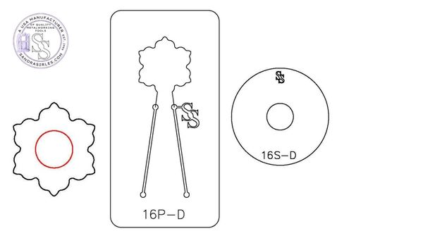 S&P DUOS: SILHOUETTE & PANCAKE DIE DUO: 16S-D, 16P-D FLOWER