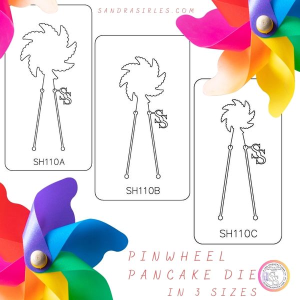 PANCAKE DIE SH110 SHAPE SHAPE PINWHEEL