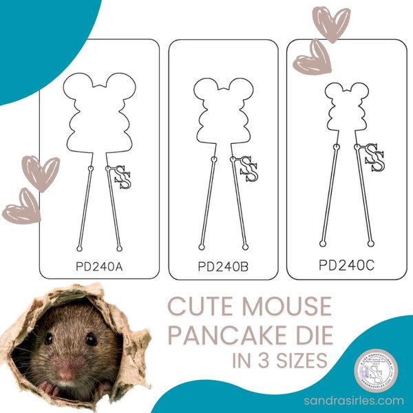 PANCAKE DIE PD240 CUTE MOUSE