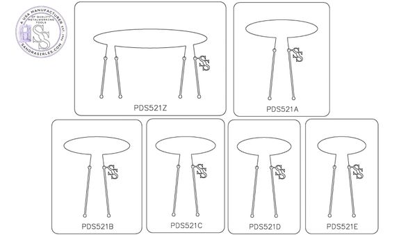 PANCAKE DIE PDS521 SHAPE 21 SKINNY OVAL