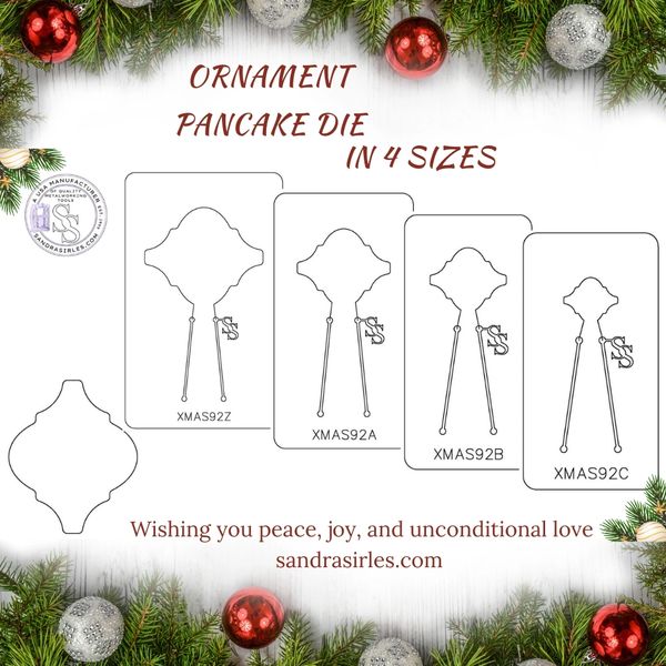 PANCAKE DIE XMAS92 ORNAMENT