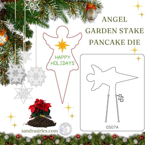 PANCAKE DIE GS07A GARDEN STAKE ANGEL