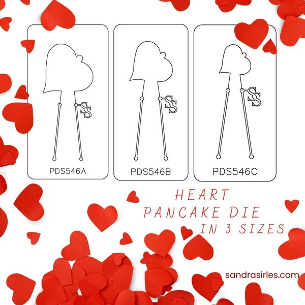 PANCAKE DIE PDS546 SHAPE 46 HEART 8