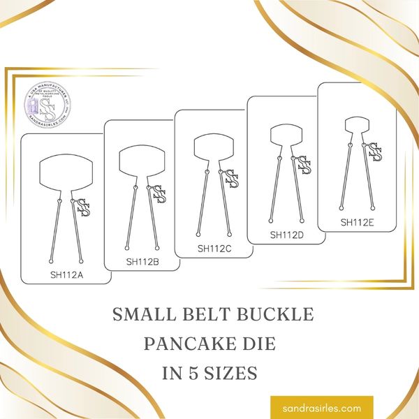 PANCAKE DIE SH112 SHAPE SMALL BELT BUCKLE