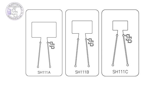 PANCAKE DIE SH111 SHAPE RECTANGLE