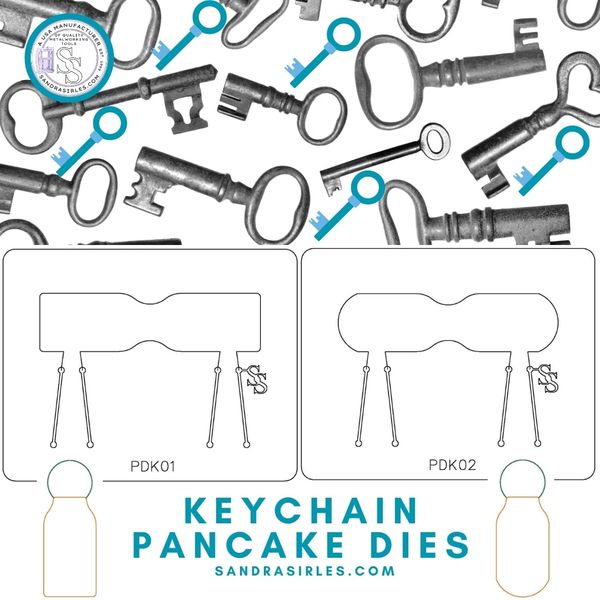 PANCAKE DIE PDK01 KEYCHAIN / BOOKMARK 1