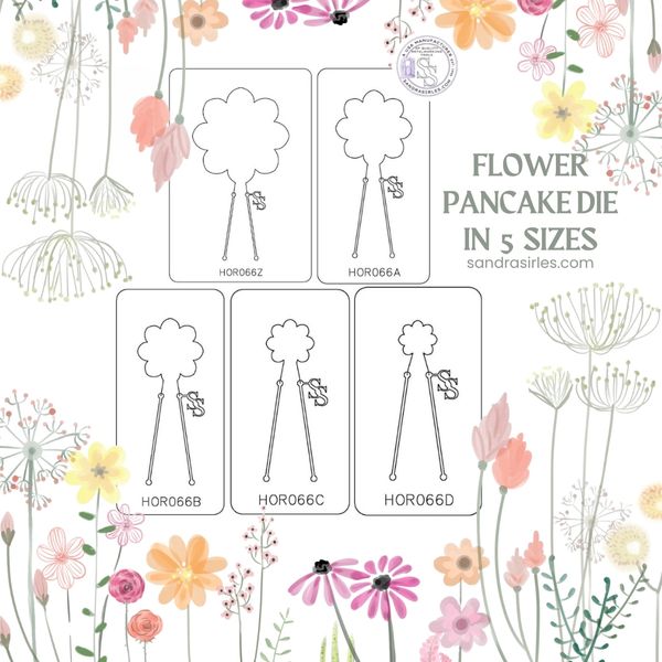 PANCAKE DIE HOR066 FLOWER 24