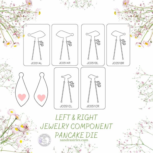 PANCAKE DIE JC051 COMPONENT 25 EARRING LEFT OR RIGHT
