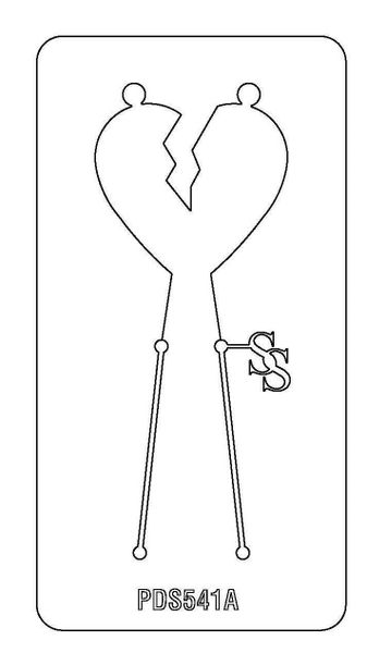 PANCAKE DIE PDS541 SHAPE 41 HEART 4