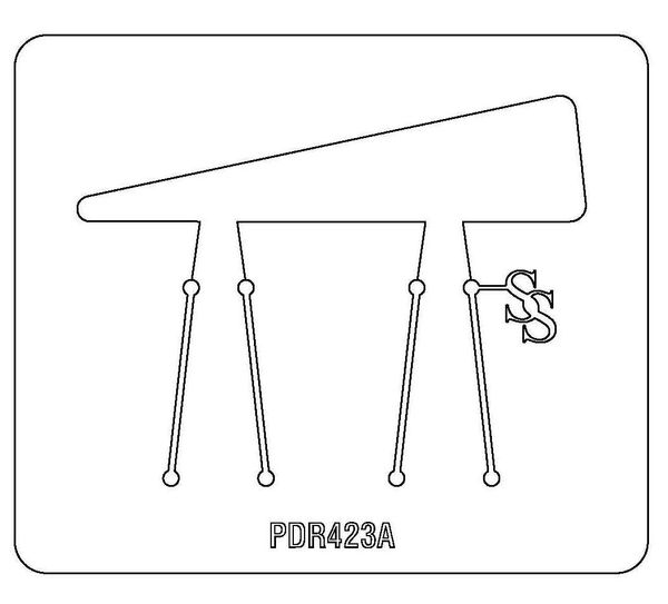 PANCAKE DIE PDR423 RING SHANK WRAP-A-ROUND