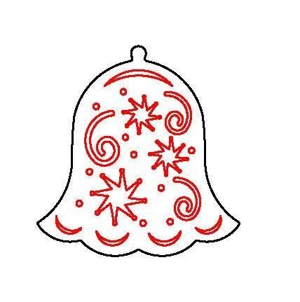 IMPRESSION PLATE IP41B BELL XMAS38B DESIGN