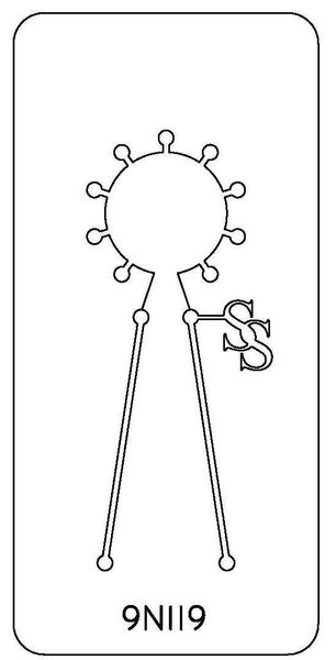 PANCAKE DIE 9N119 ROUND~ 9 BLANKS