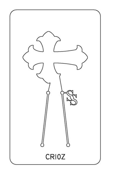 PANCAKE DIE CR10 CROSS 10