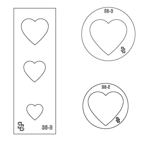 SILHOUETTE DIE S6 HEART 2