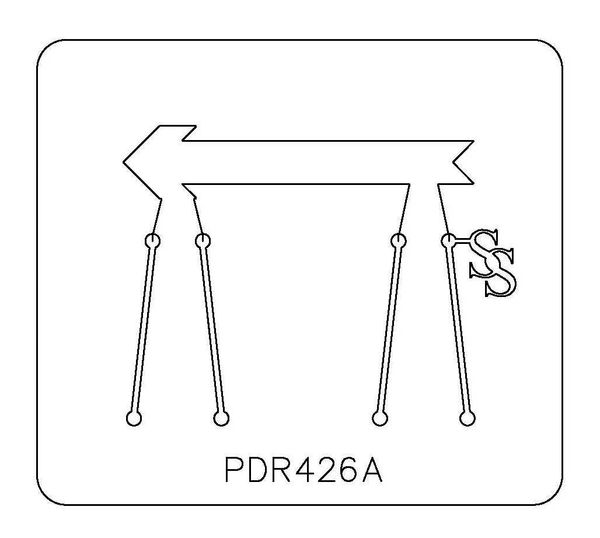 PANCAKE DIE PDR426 RING SHANK ARROW