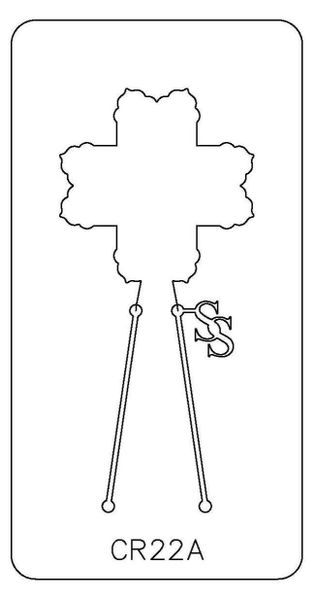 PANCAKE DIE CR022 CROSS 22