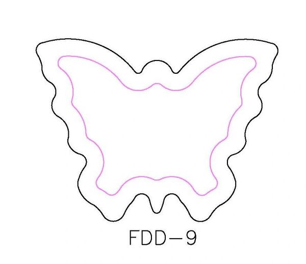 S&P DUOS: LG TRINKET DISH FORMING DIE DUOS: FDD-9S, FDD-9P BUTTERFLY