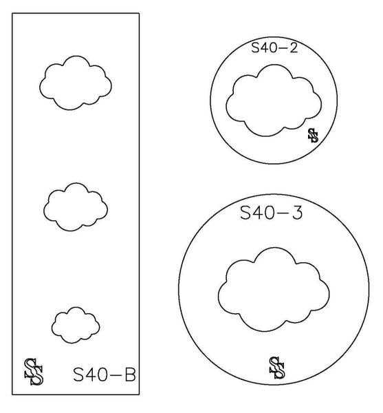 SILHOUETTE DIE S40 SHAPE CLOUD