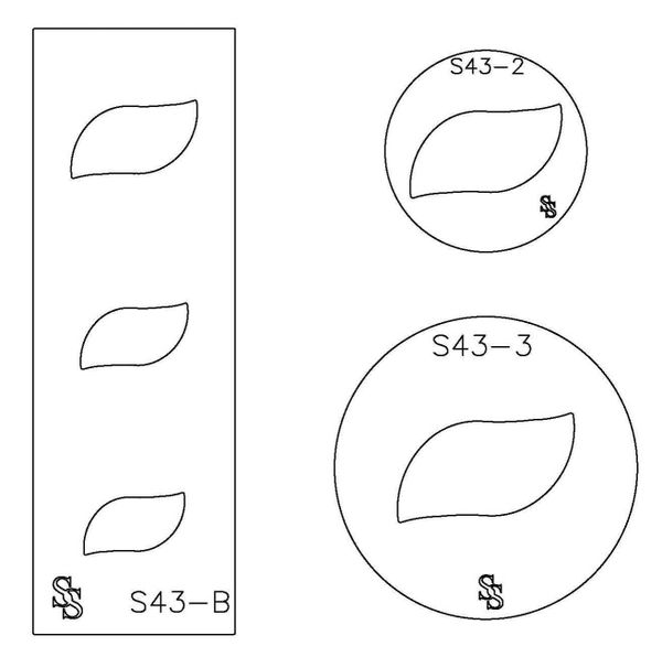 SILHOUETTE DIE S43 SHAPE