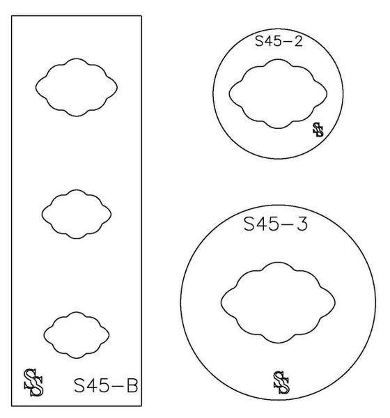 SILHOUETTE DIE S45 SHAPE