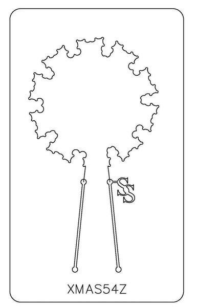 PANCAKE DIE XMAS54 SNOWFLAKE 6