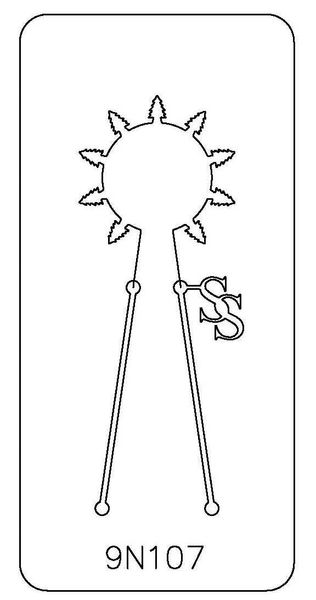 PANCAKE DIE 9N107 TREE~ 9 BLANKS