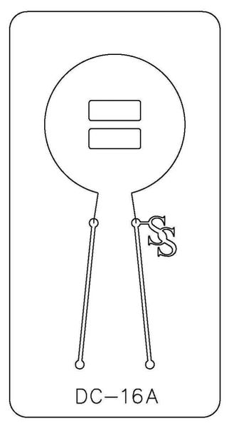PANCAKE DIE WITH DESIGN CUTOUT: DC-16 CONCHO/SLOTTED