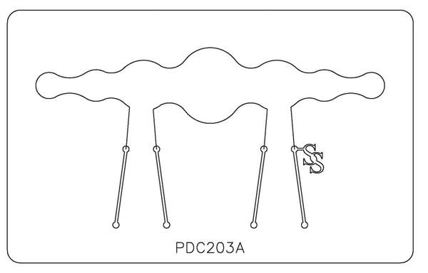 PANCAKE DIE PDC203A CUFF CIRCLES