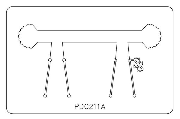 PANCAKE DIE PDC211A LG. CUFF SHELL FAN