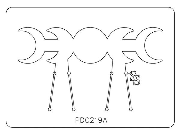 PANCAKE DIE PDC219A CUFF MOON PHASES