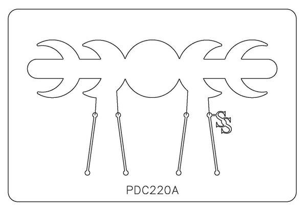 PANCAKE DIE PDC220A CUFF MOON PHASES 1