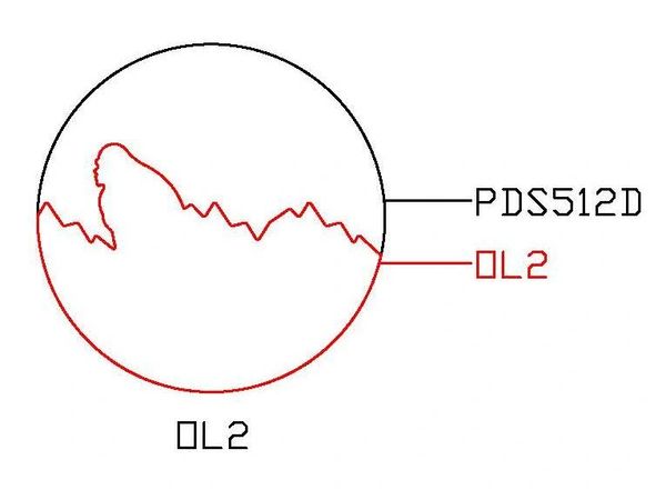 PANCAKE DIE OVERLAY-2 OL-2 MOUNTAINS/BIGFOOT