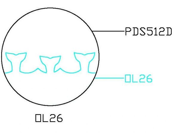 PANCAKE DIE OVERLAY-26 OL-26 WHALES TAIL/ OCEAN