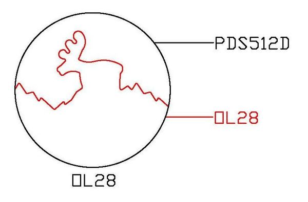 PANCAKE DIE OVERLAY-28 OL-28 DEER/ MOUNTAINS