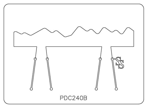 PANCAKE DIE PDC240 CUFF MOUNTAINS