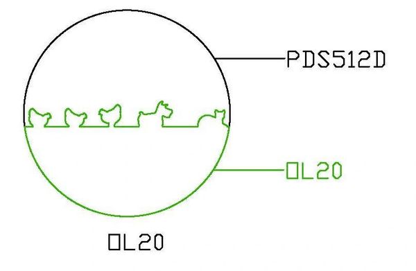 PANCAKE DIE OVERLAY-20 OL-20 CHICKENS/DOG/CAT