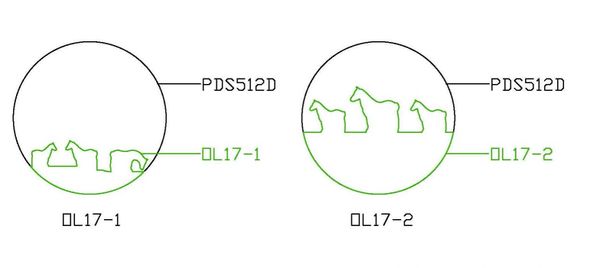 PANCAKE DIE OVERLAY-17 OL-17 HORSES