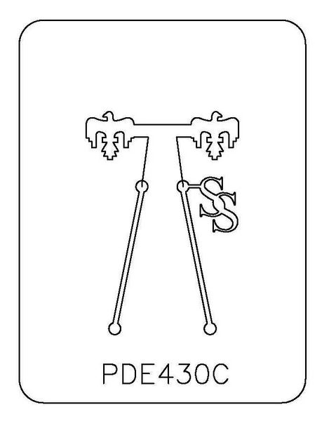 PANCAKE DIE PDE430C EARRINGS SW THUNDERBIRD