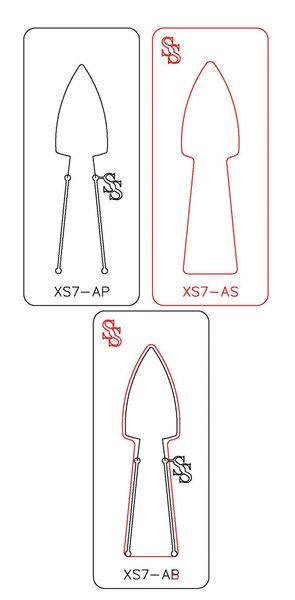 XS TRIOS: EXACT SIZE FORMING DIE TRIO SETS: XS7 1 SILHOUETTE DIE, 1 PANCAKE DIE, 1 SPACER DIE