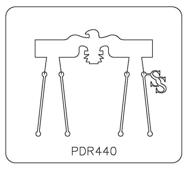 PANCAKE DIE PDR440 RING SHANK THUNDERBIRD